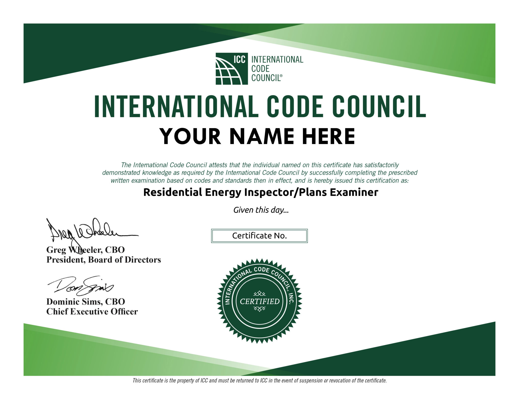 Practice Exam | ICC Residential Energy Inspector / Plans Examiner