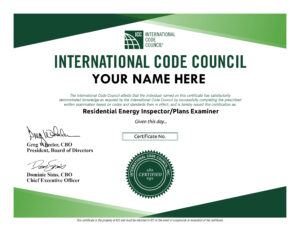 Practice Exam | ICC Residential Energy Inspector/Plans Examiner Exam Prep