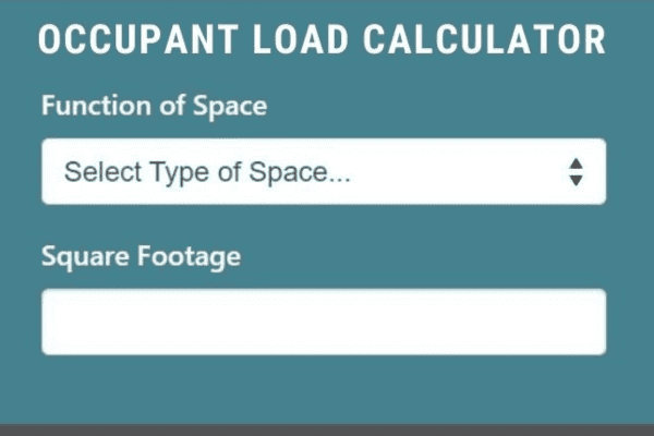 Occupant Load Calculator